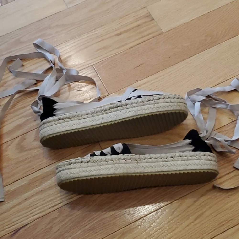 Free People Cecilia cotton wrap espadrille